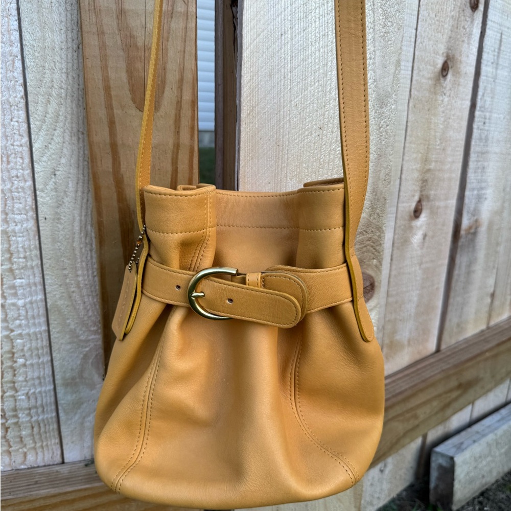 Vintage Coach Crossbody Buckle Bag